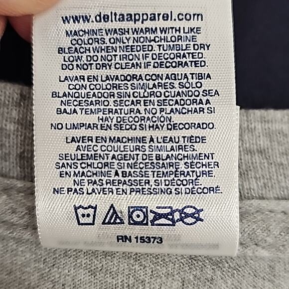 Delta Pro Weight "It's Happy Hour Begin Drinking" T-Shirt Gray Men's Size XL - Picture 8 of 8